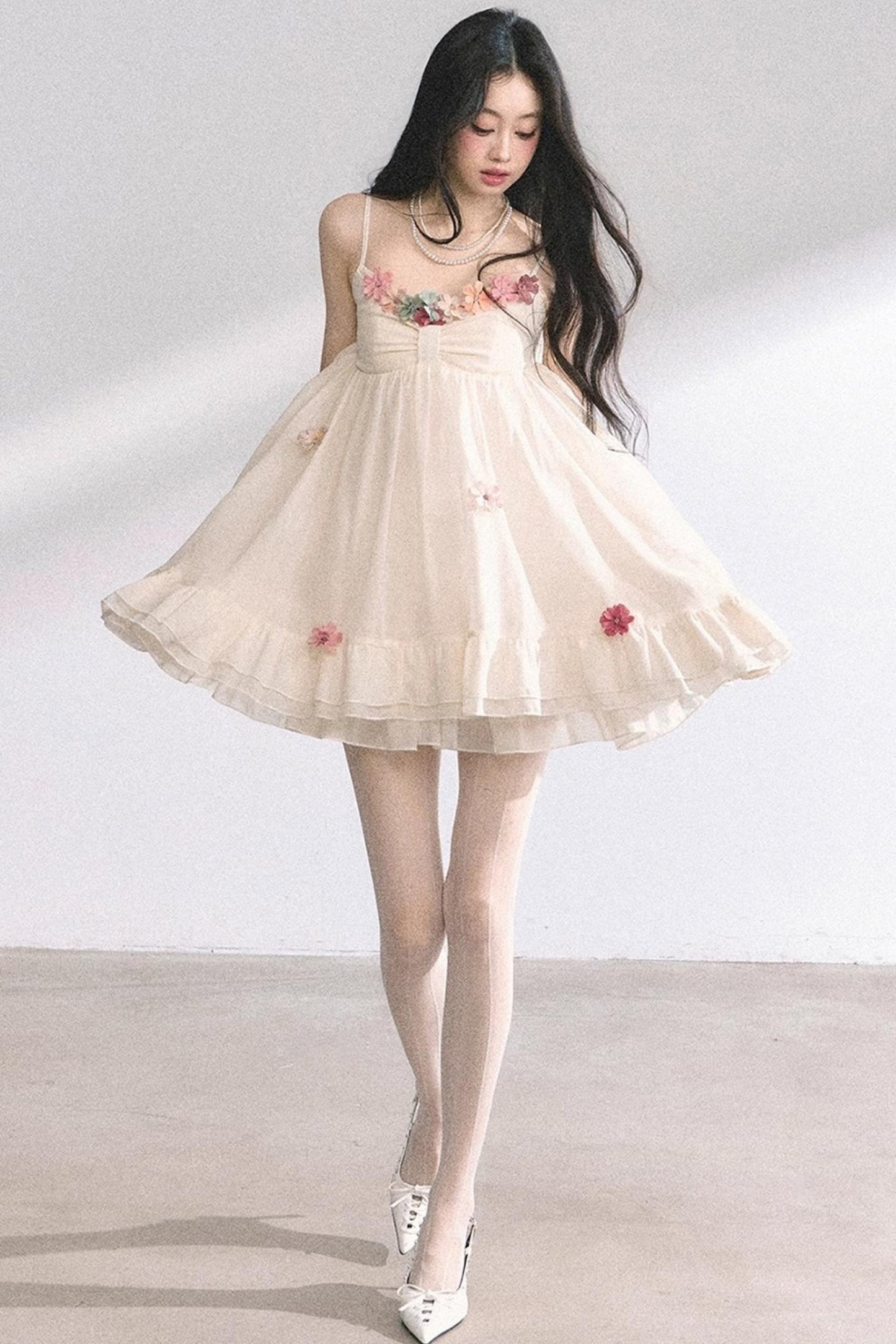 Floral Strap Resort Style Summer Dress