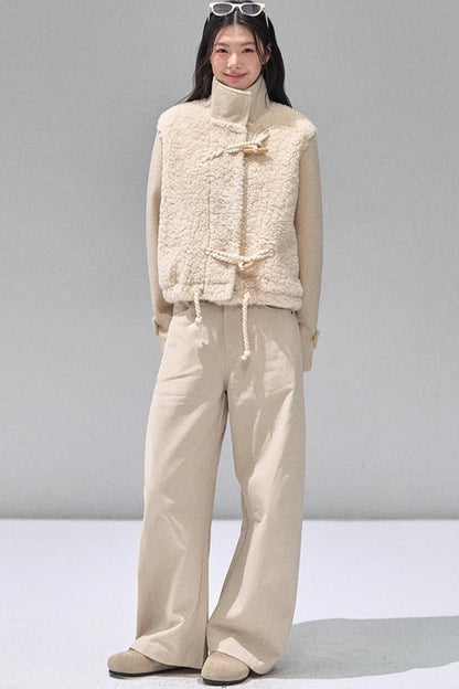 Toggle Button Woolen Coat