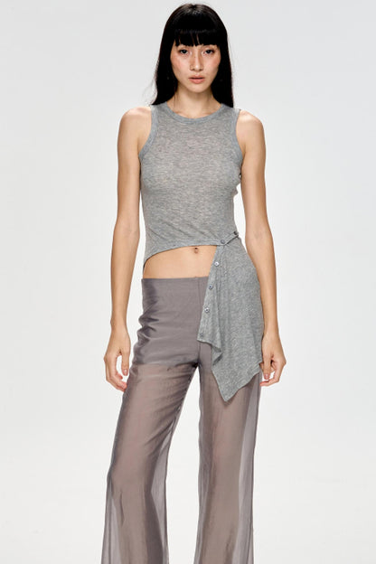 Summer Chic Tencel Wool Vest