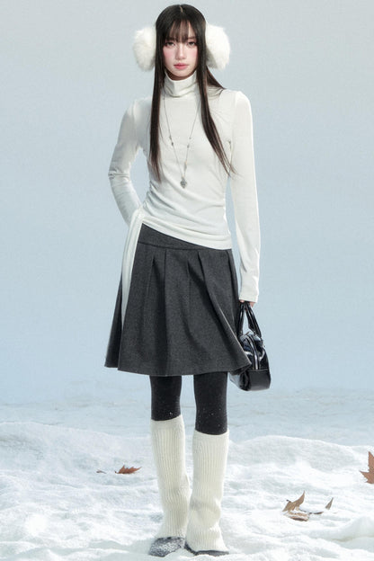 Winter Lace High Neck Top