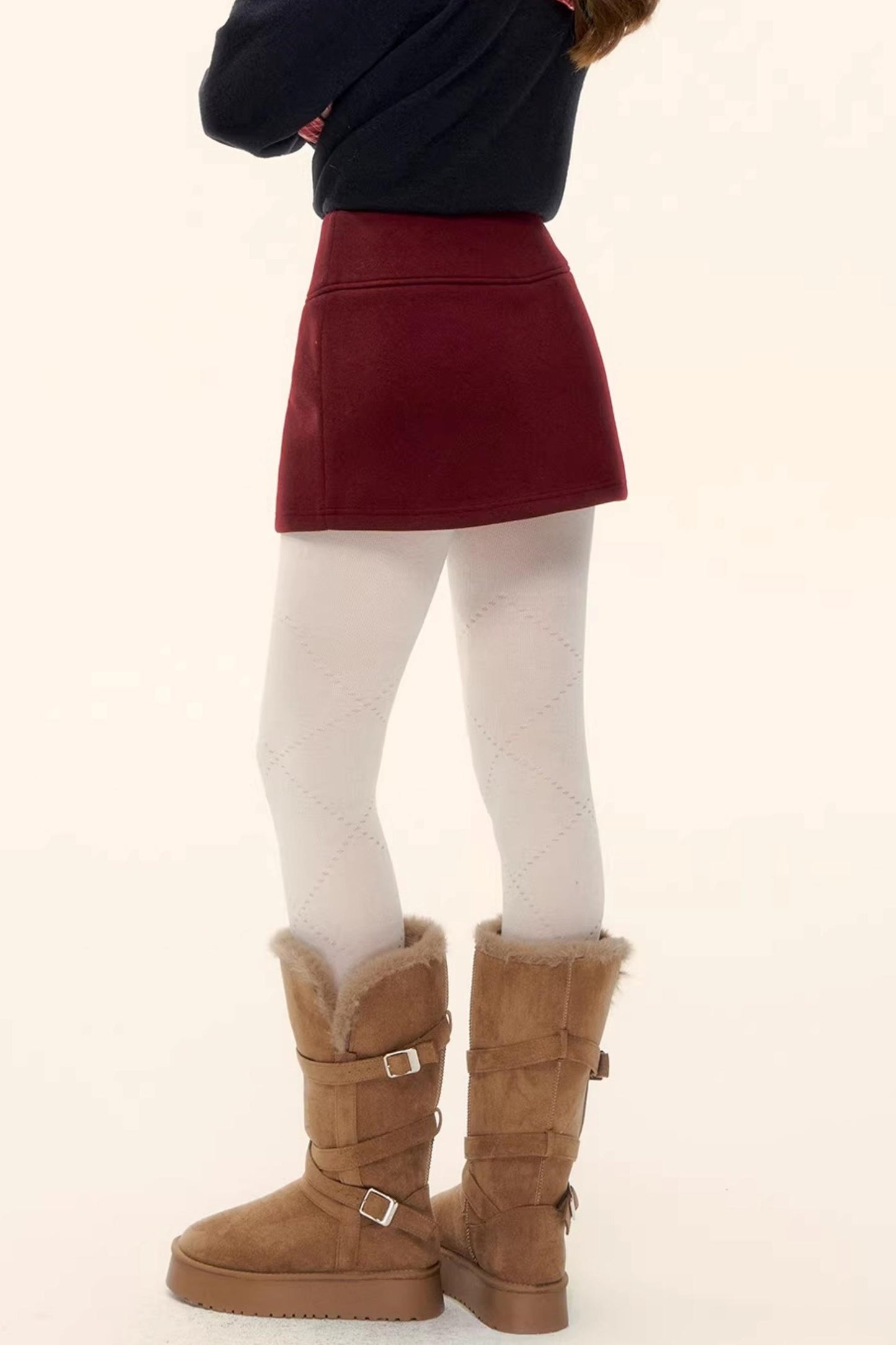 A-Linien-Rock aus Kunstwolle