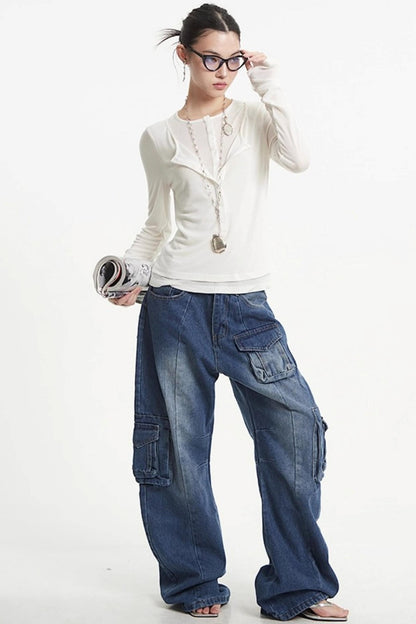 Vintage Buttoned Sweater