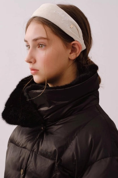 Embroidered Winter Headband