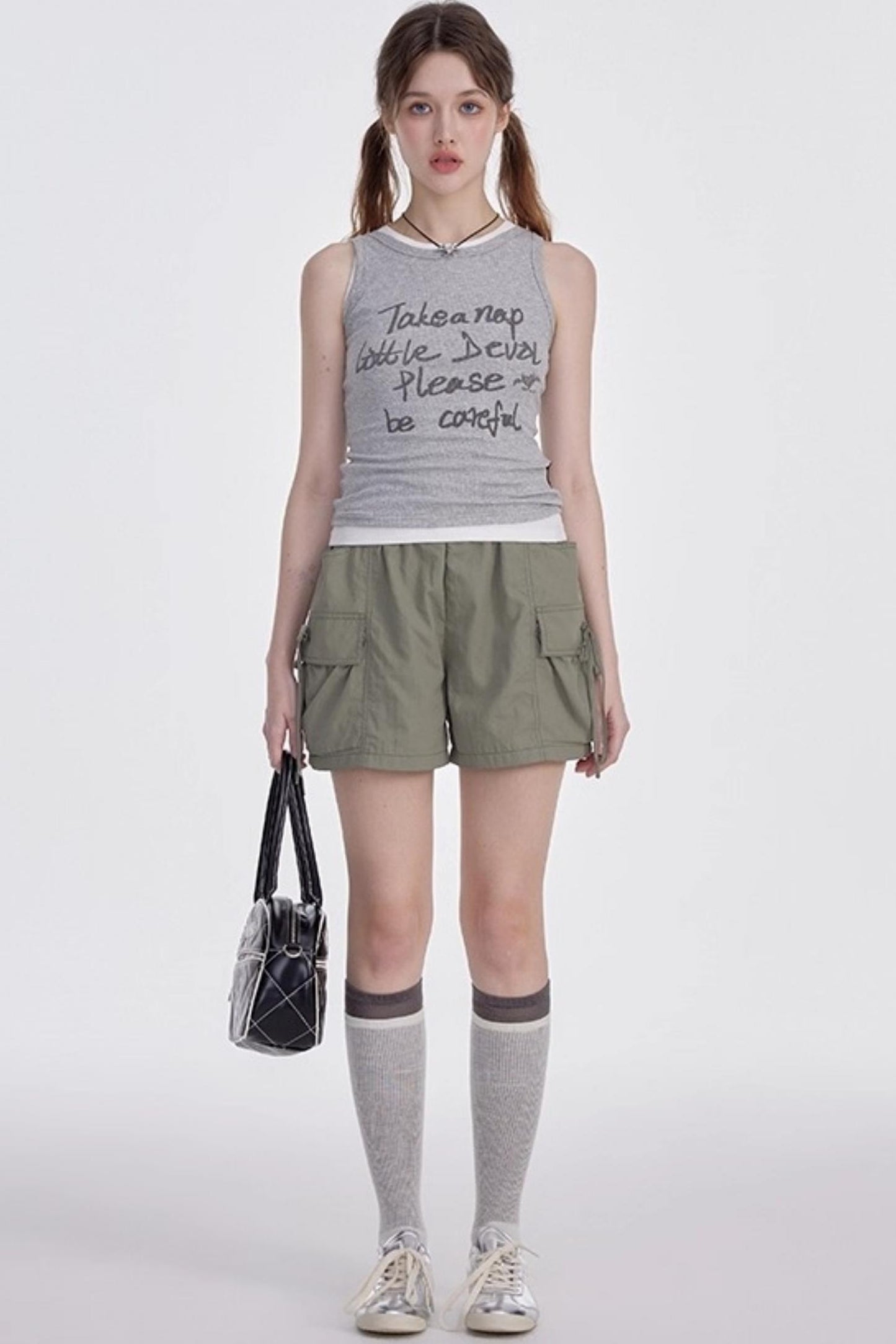 Monogram Racer Tank Top