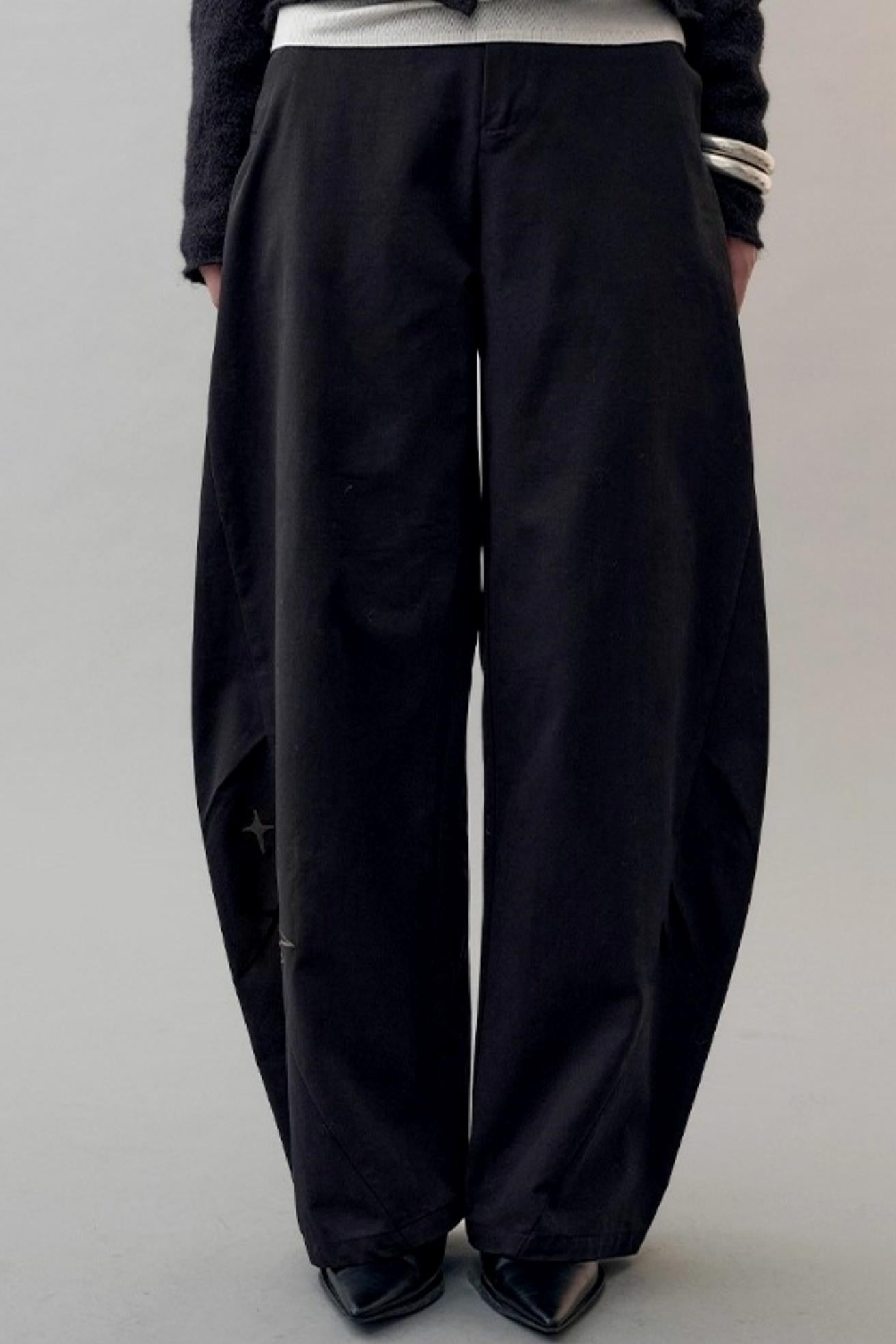 Star Bird Embellished Loose Pants