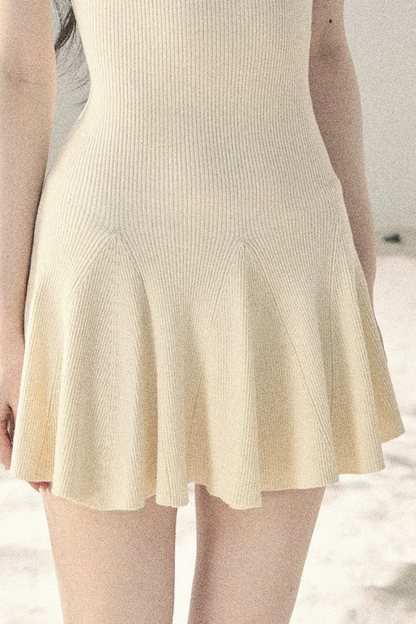 Strickkleid mit Karree-Ausschnitt