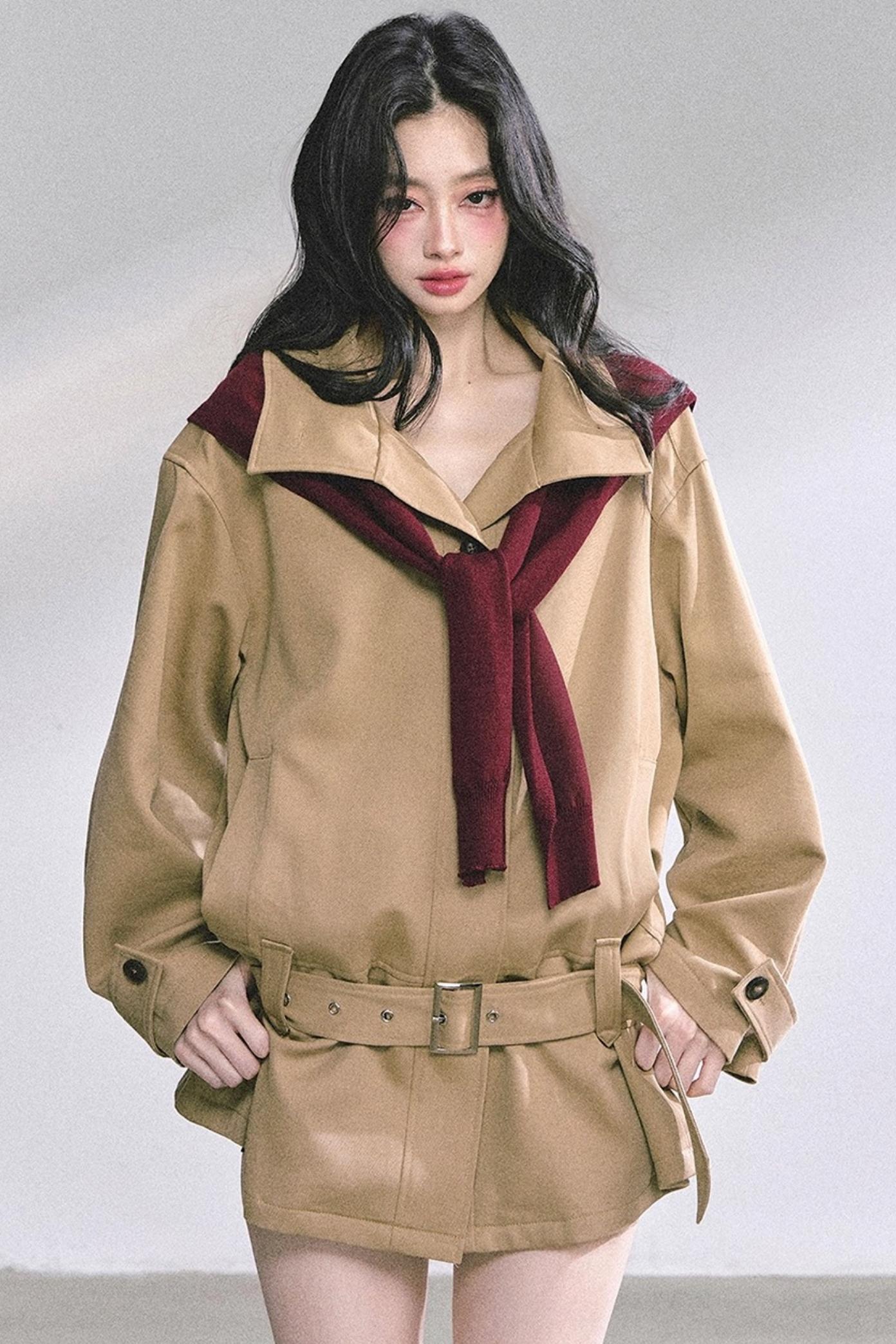 French Style Windbreaker Jacket