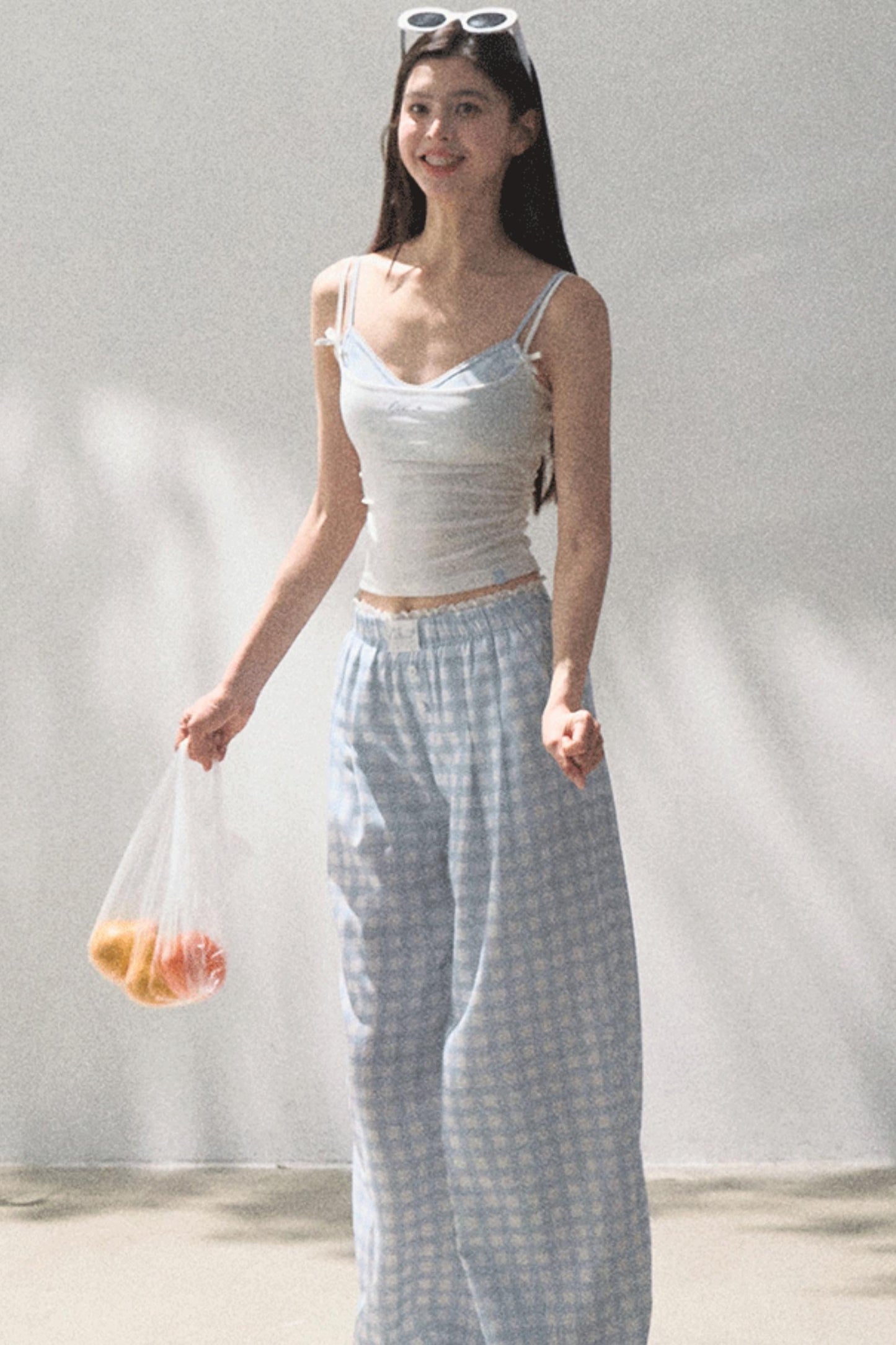 Stretch Chambray Camisole Set