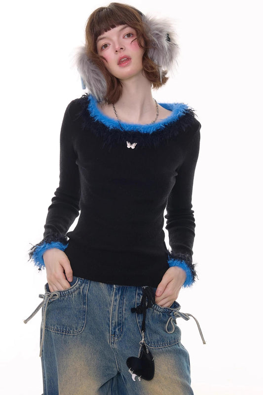 American Retro Knitted Sweater