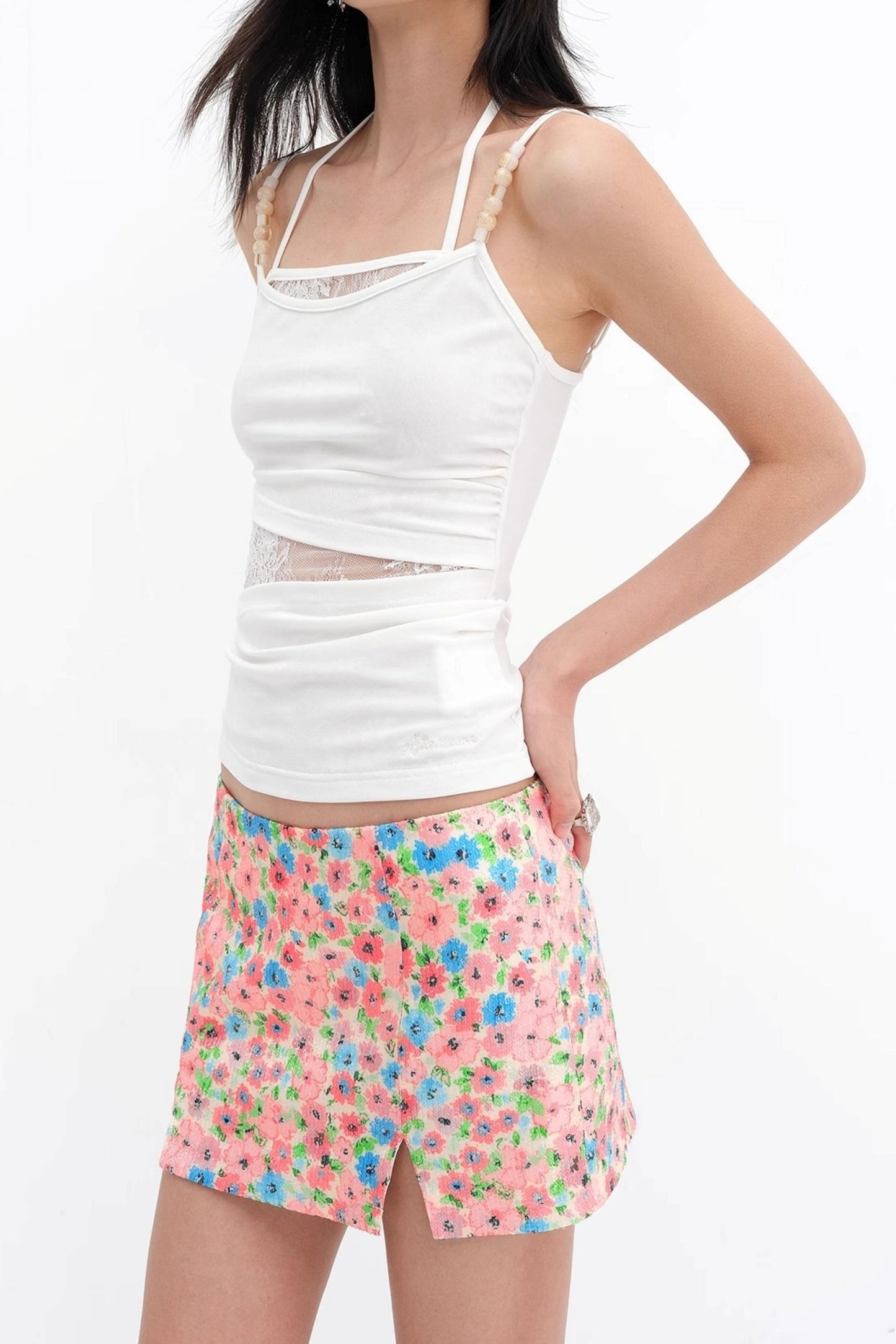 Asymmetric Bead Camisole