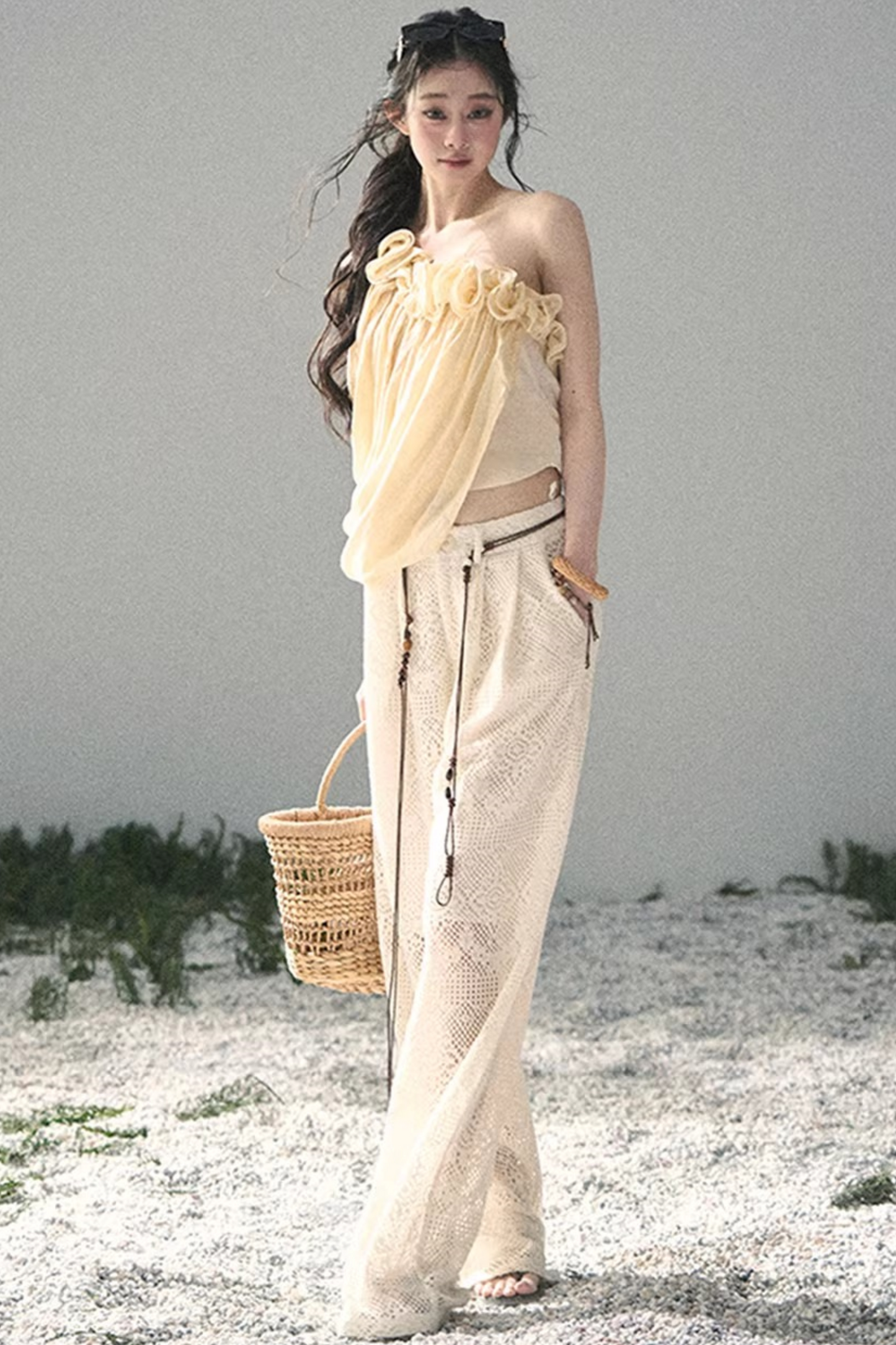 Wide-Leg Summer Pants