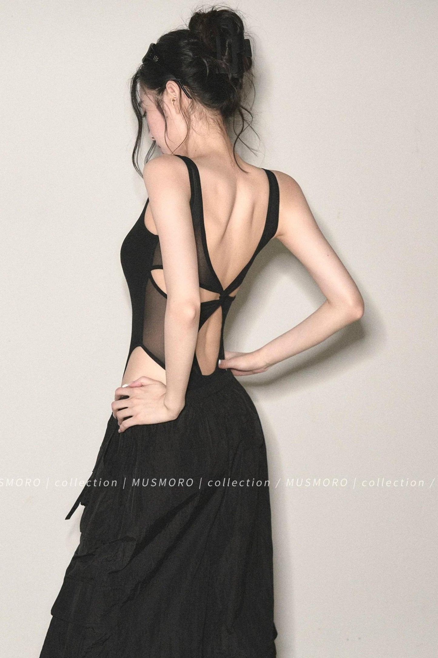 Open Back Mesh Bodysuit