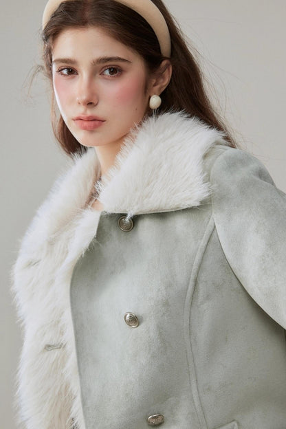 Loose Lapel Thickened Warm Jackets