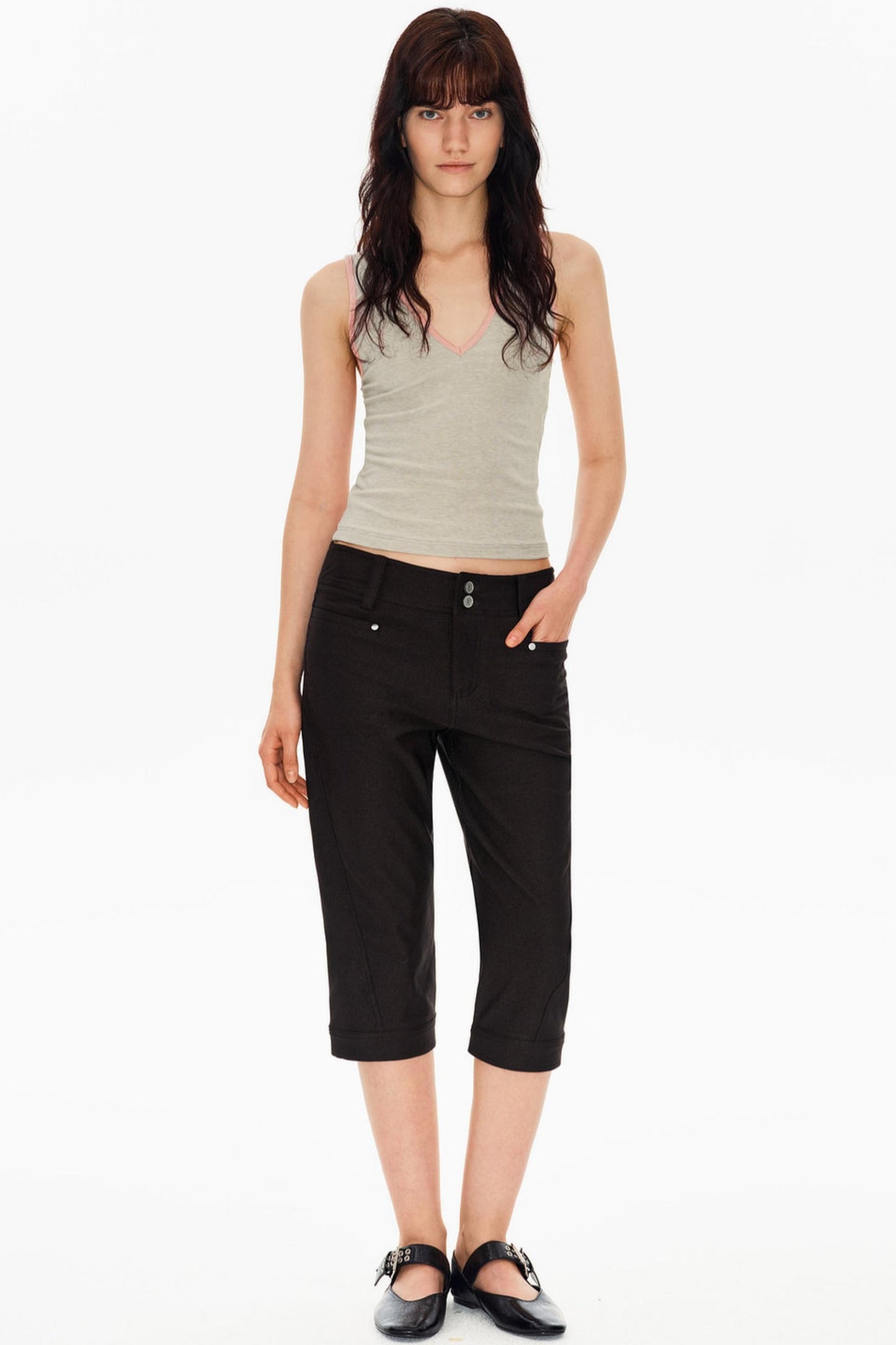 리오셀 텐셀 브이넥 탑 세트