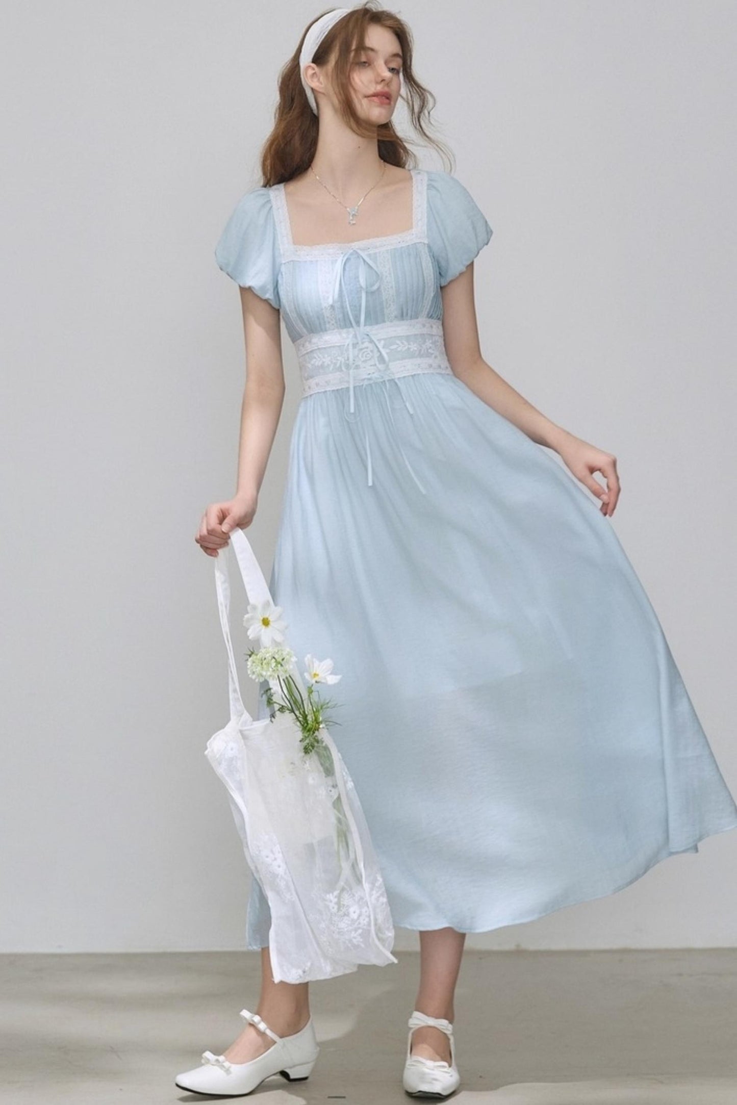 Patchwork A-Line Dress