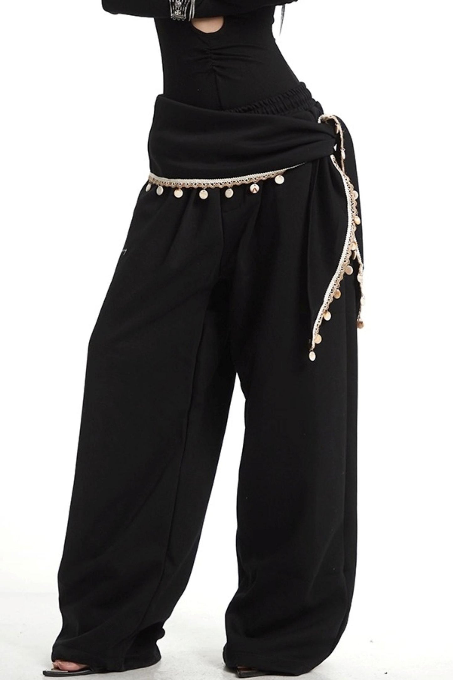 Wide-Leg Sweatpants