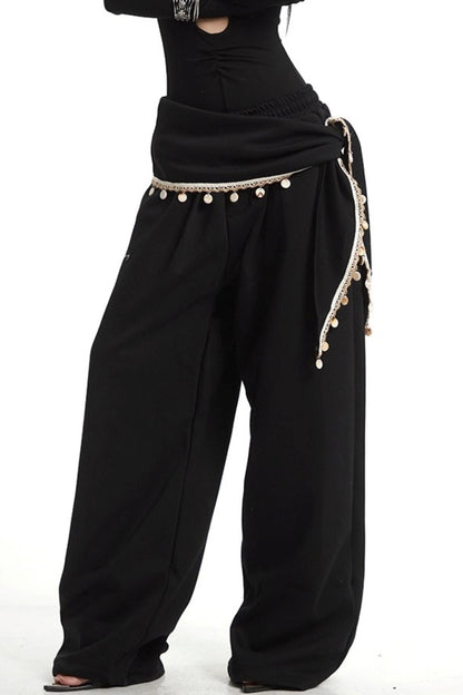 Wide-Leg Sweatpants