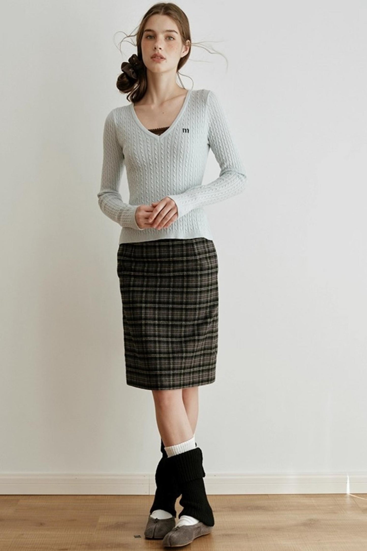 Velvet Twist Knitting Top