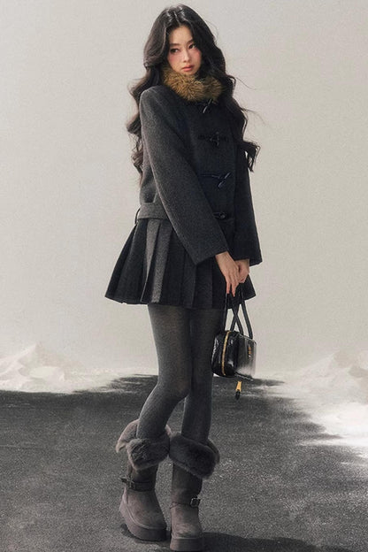 Whispers of Winter Woolen Coat