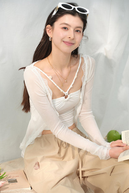 White Lycra Camisole