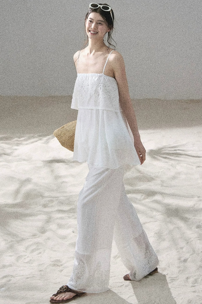 French Chiffon Lace Top Set-Up