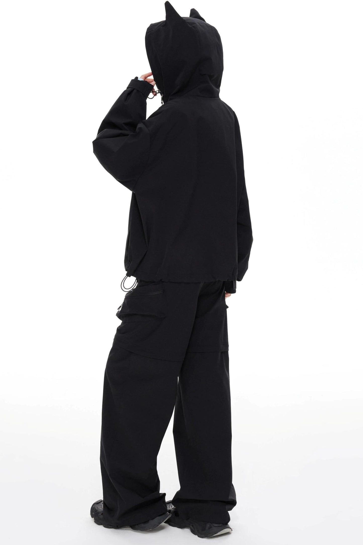 Windproof Waterproof Storm Jacket Pants Set-Up