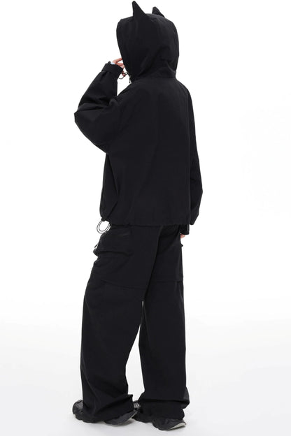 Windproof Waterproof Storm Jacket Pants Set-Up