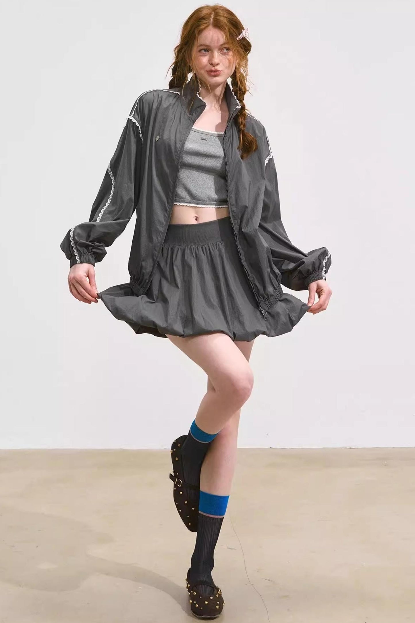 Casual Sun Protection Jacket & Skirt Set-Up