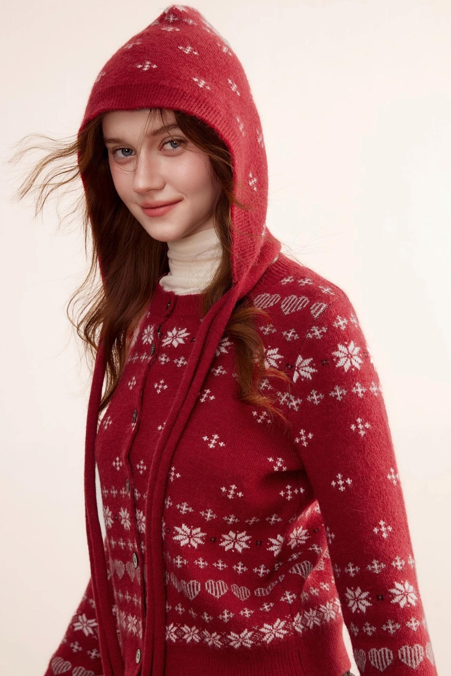 Winter Fair Isle Jacquard Cardigan