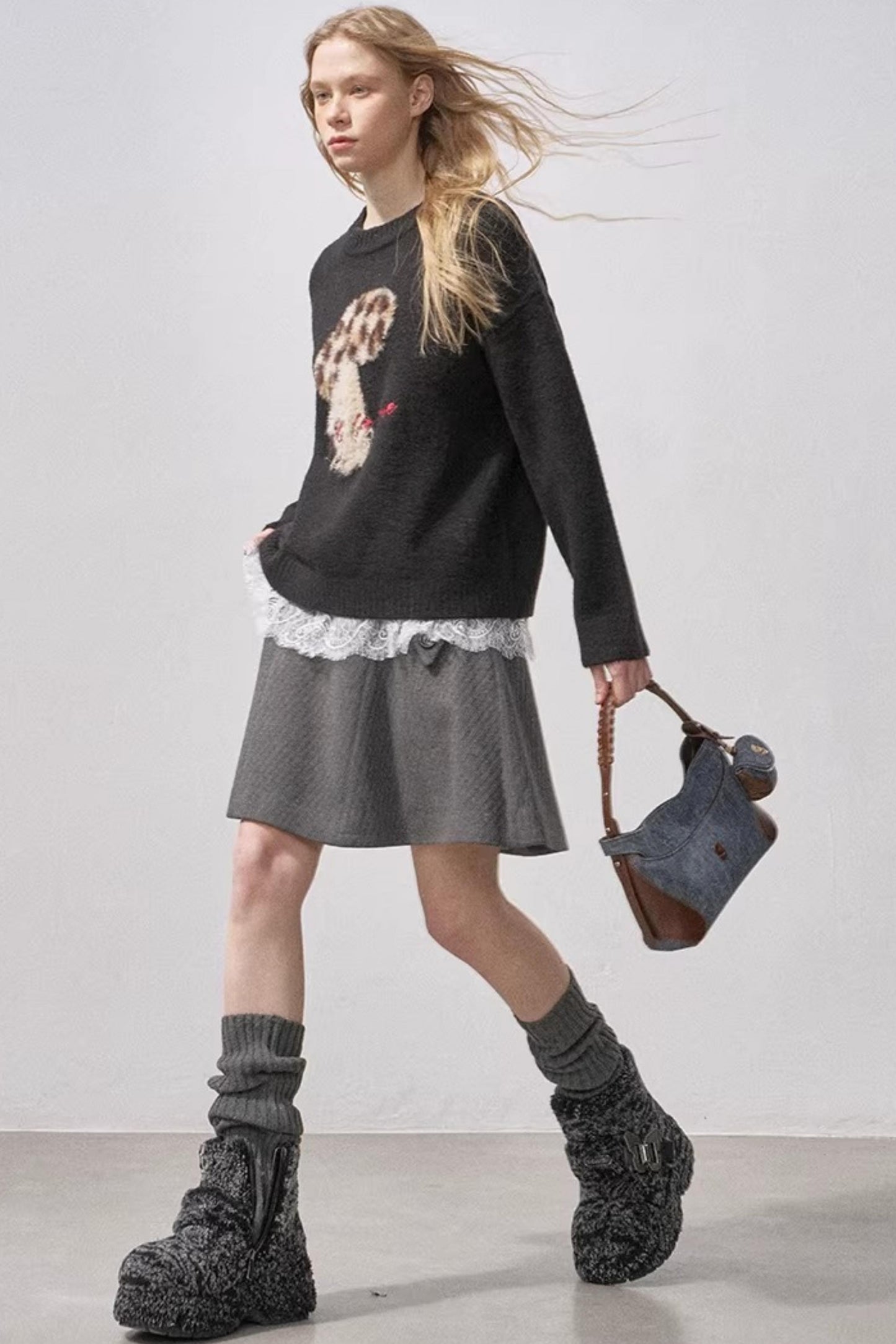 Mushroom Knit Sweater