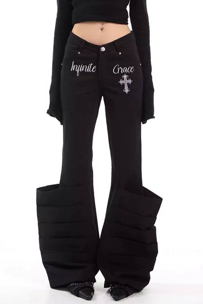 Pantalon évasé American Vintage