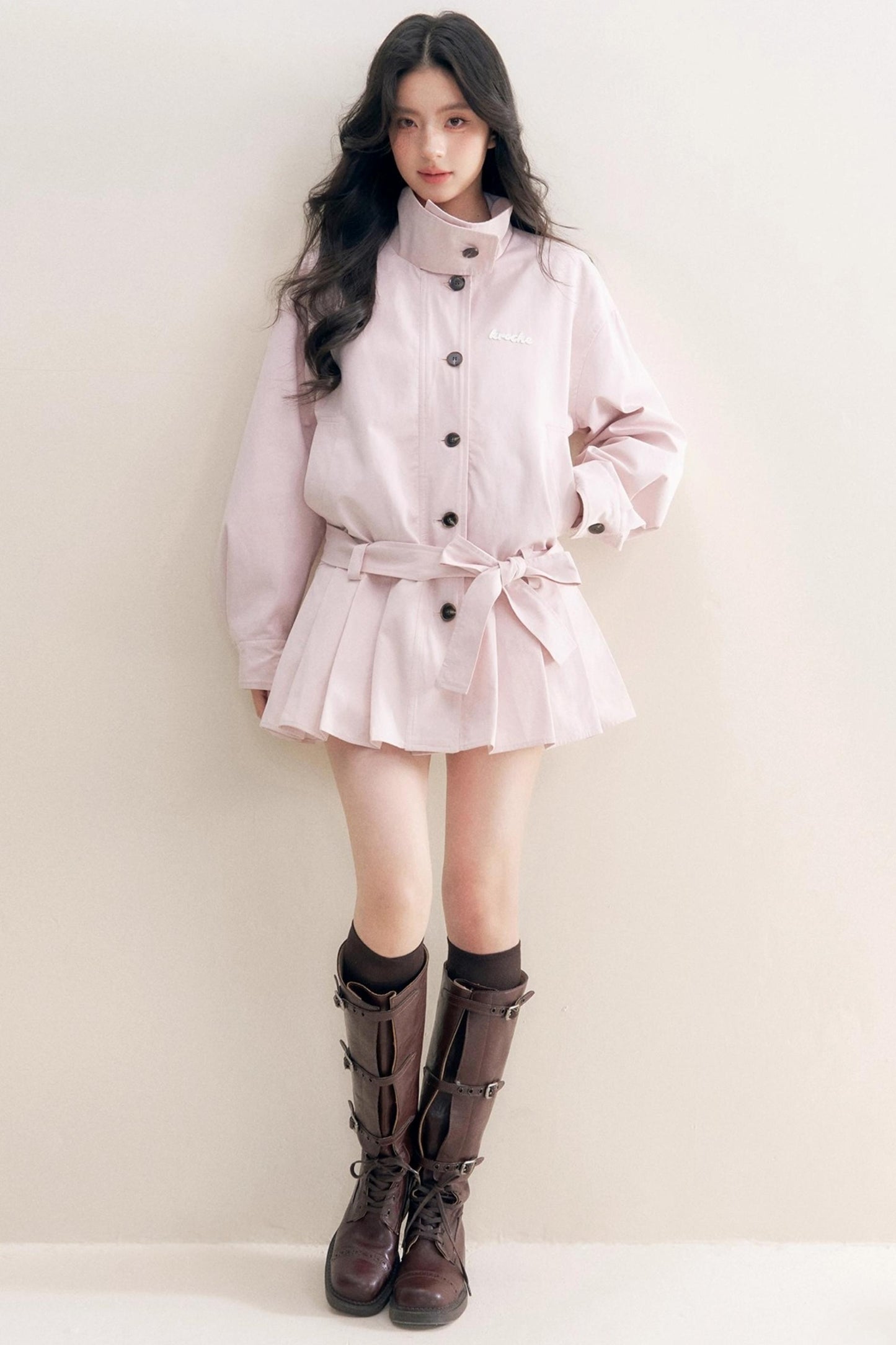 Geek Chic Lace Trench Coat