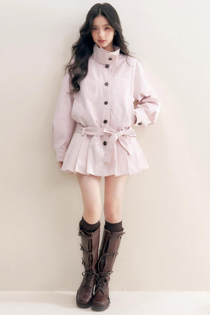 Geek Chic Lace Trench Coat