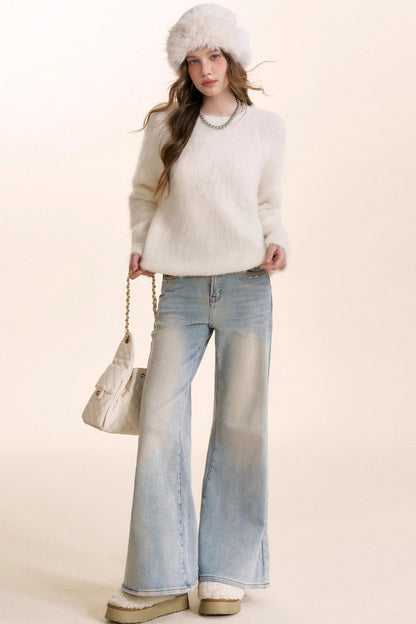 Romantic French Flared Jeans