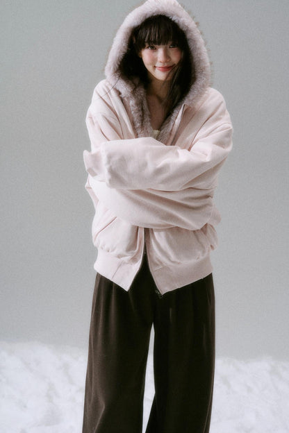 Casual Plush Reversible Jacket