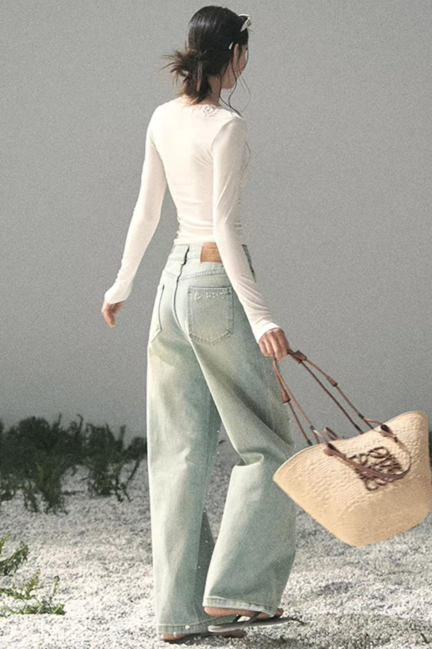 Lace V-Neck Summer Top