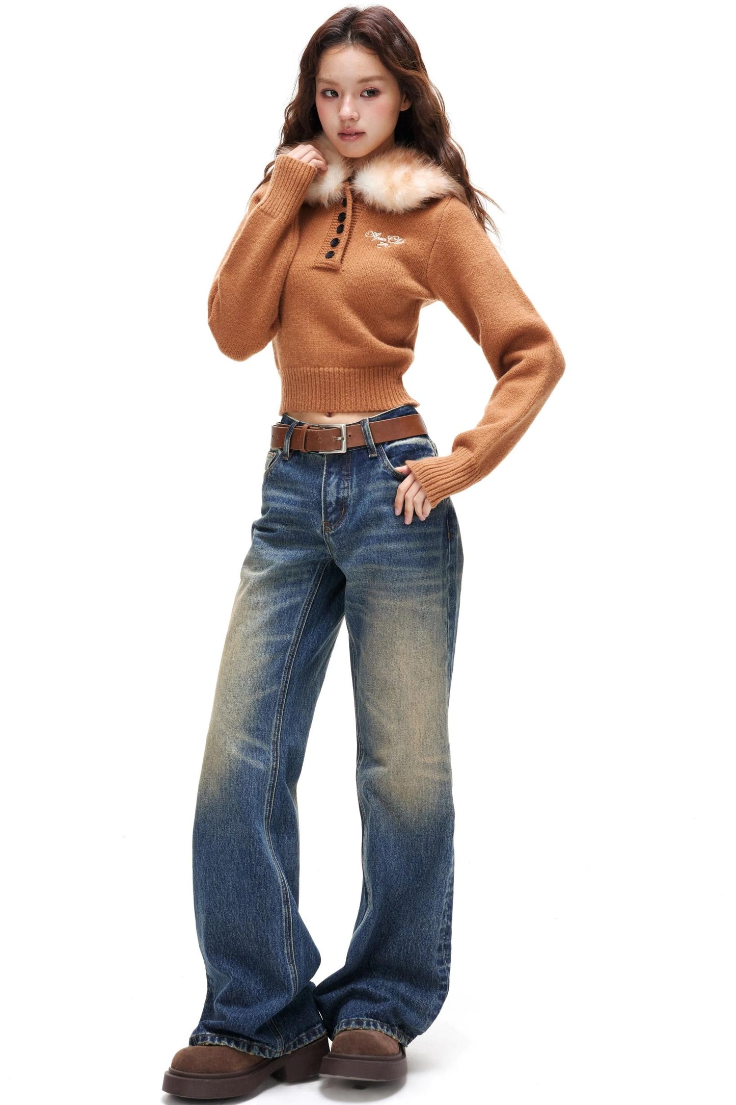 Retro Deer Pattern Sweater