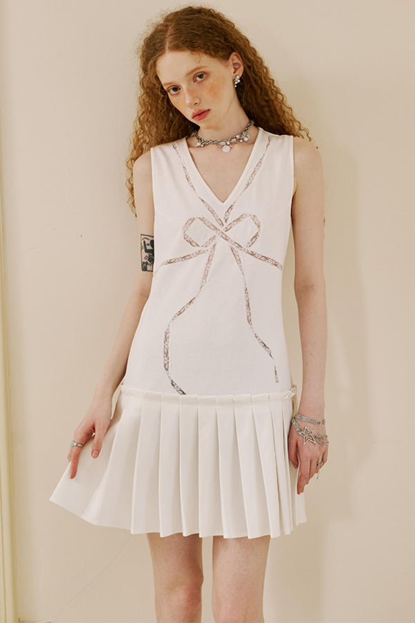 Chic Lace Knit Dress