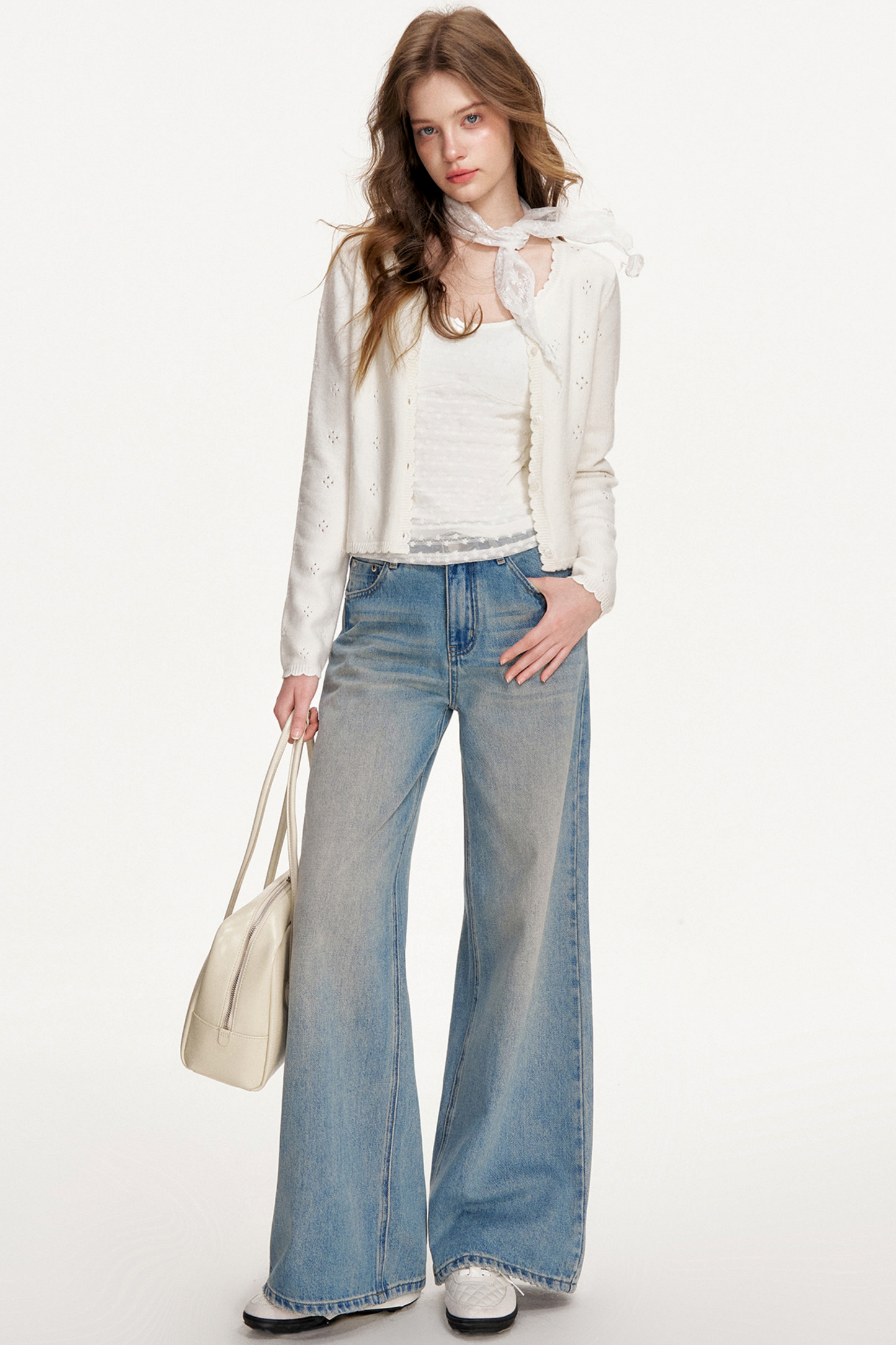 Romantic Lace Patchwork Jeans