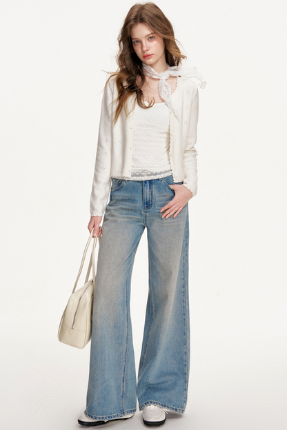 Romantic Lace Patchwork Jeans