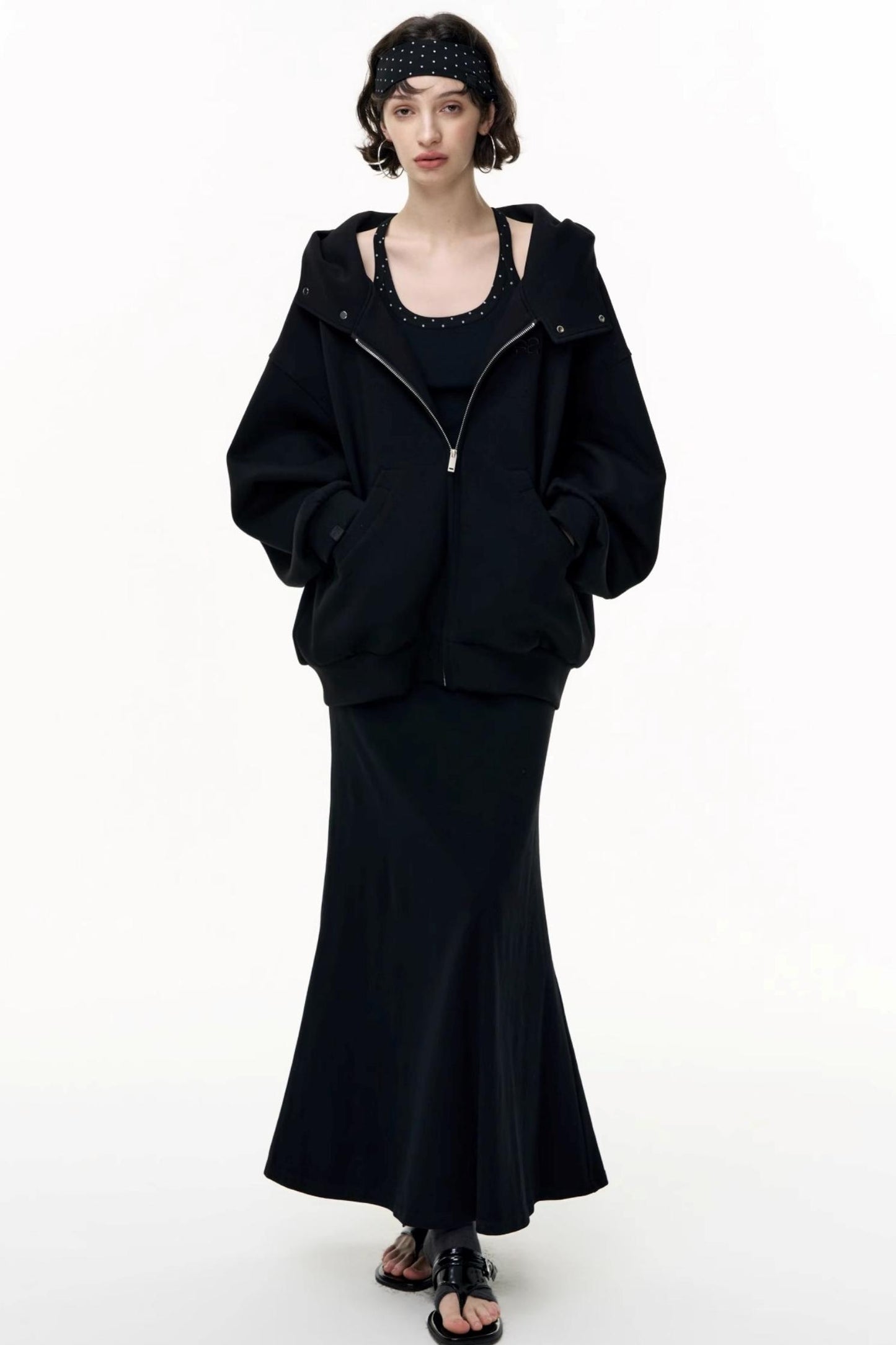 Autumn Striped Camisole Dress