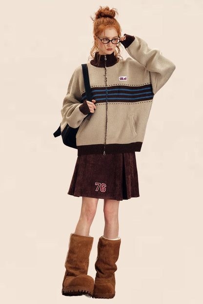 Winter Long-Sleeve Casual Sweater Coat