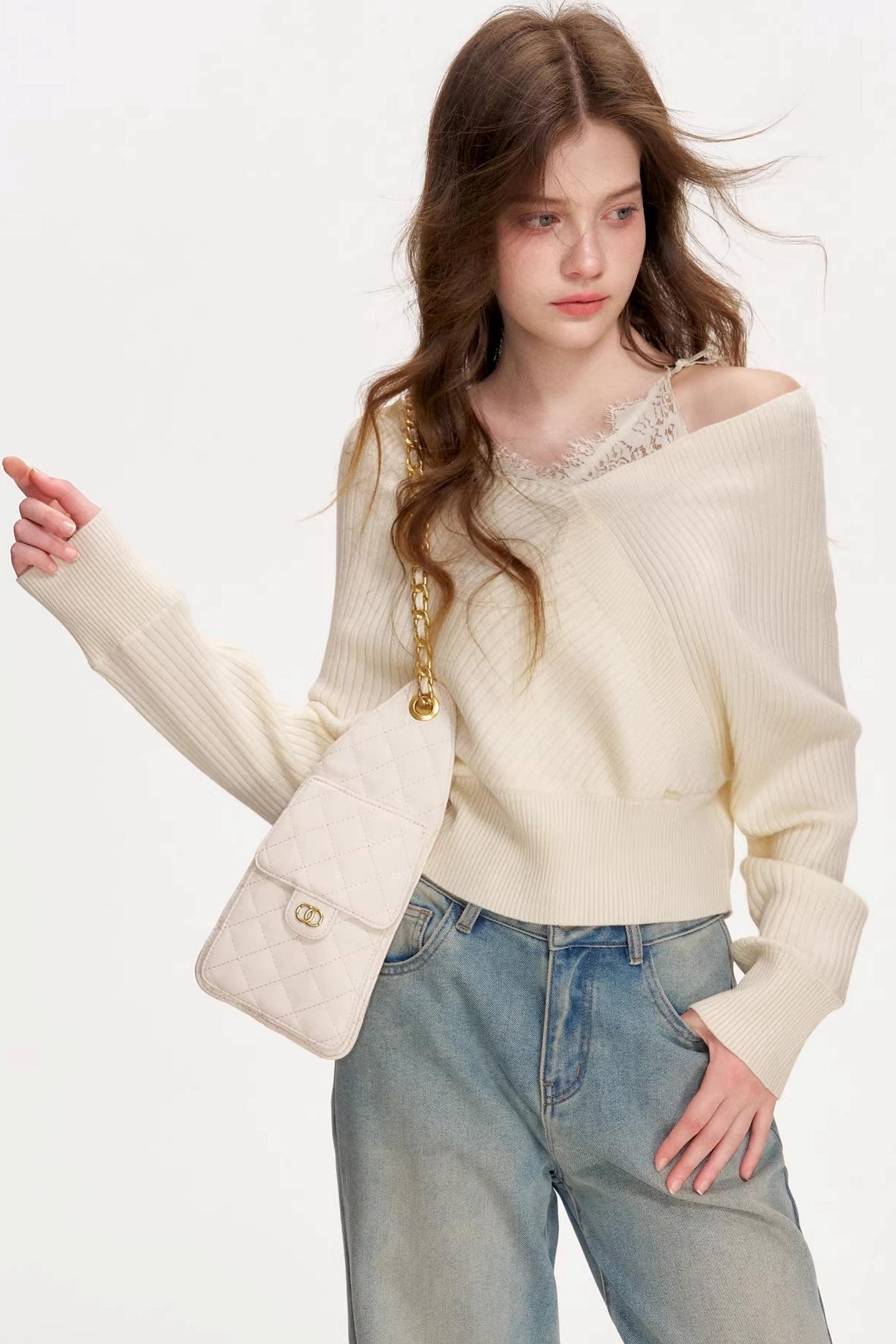 Romantic Lace Knit Top