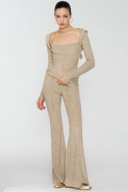 Girl Devil Horn Fleece Set-Up