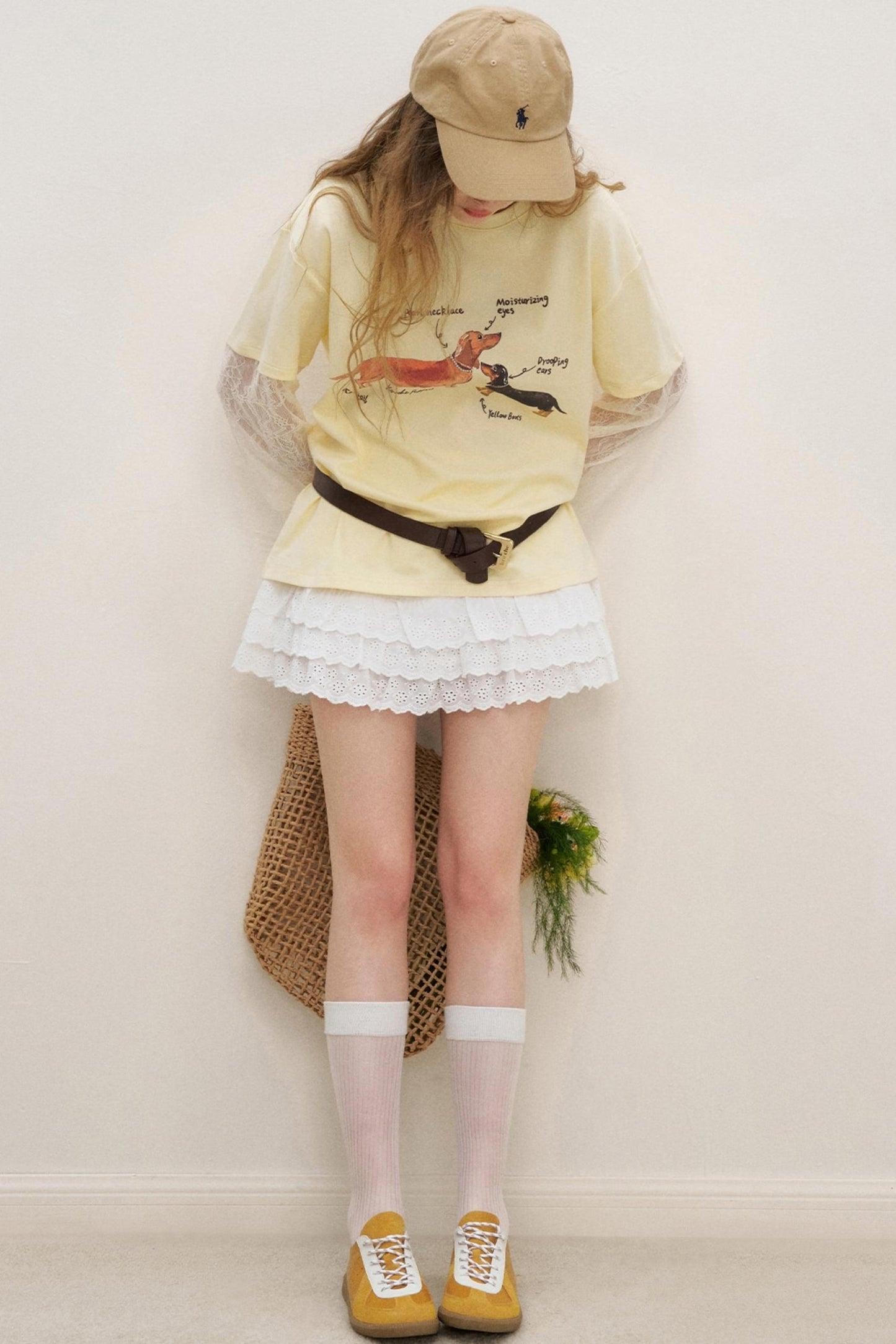 Floral Lace Cake Skirt