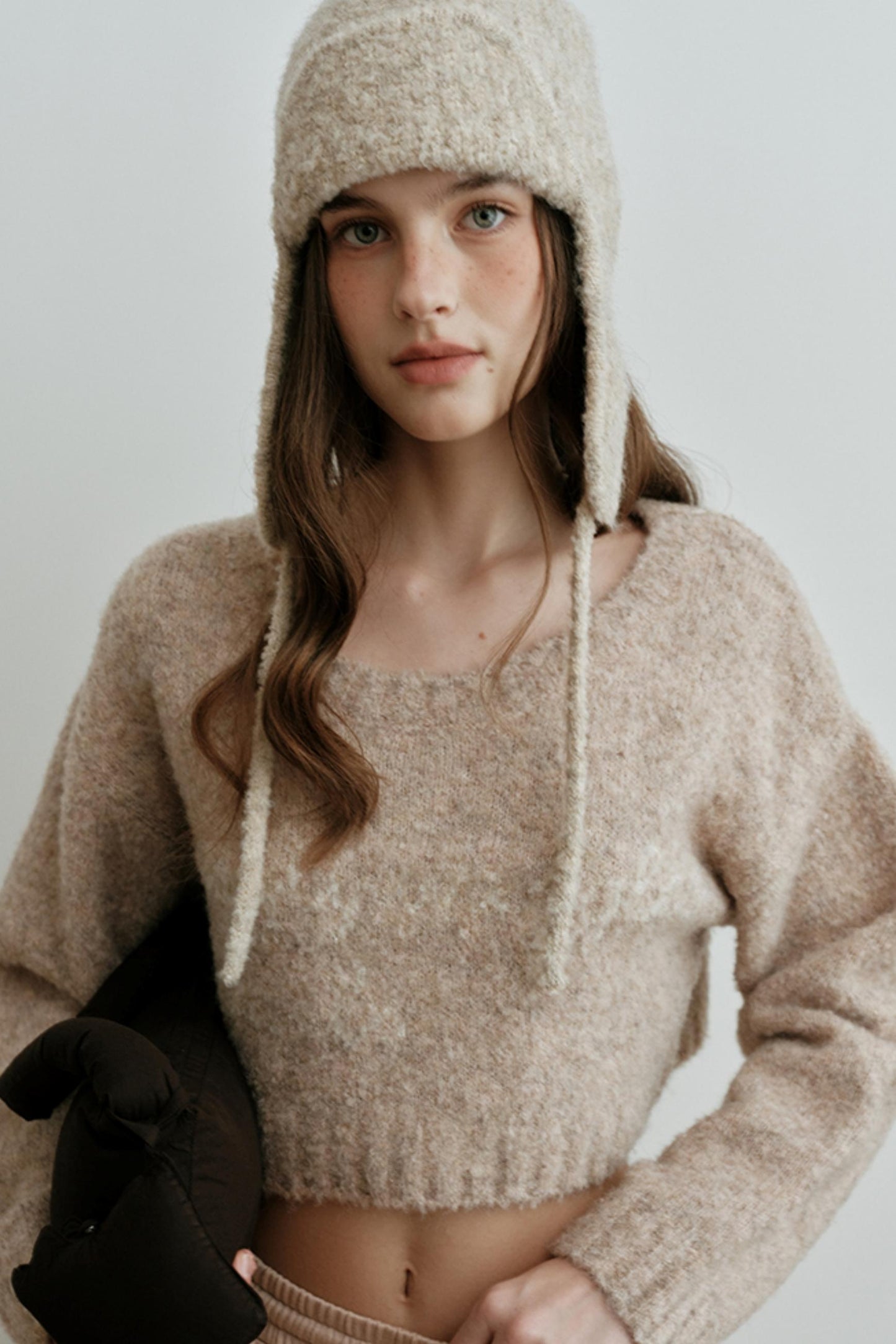 Light Luxury Wool Jacquard Top