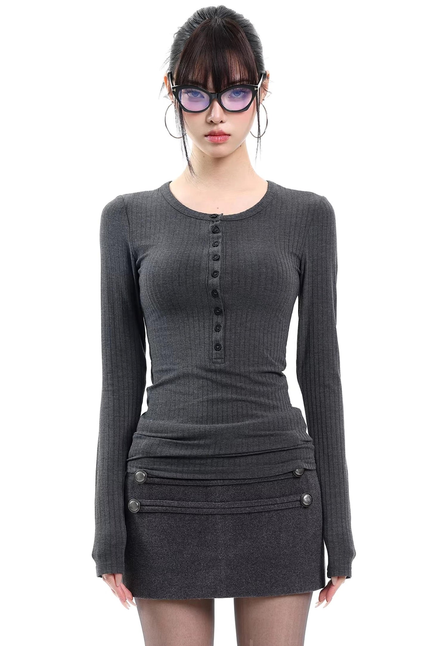 Spring Slim-Fit Inner Layering Top