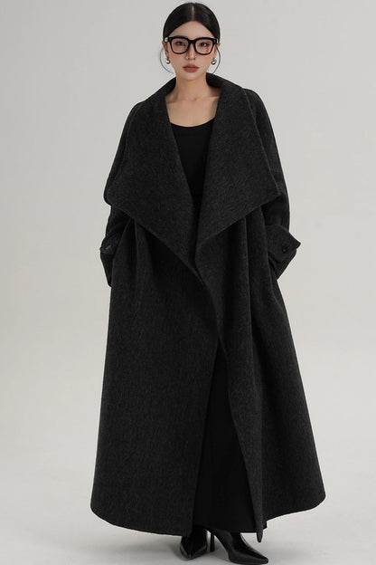 High-End Stand-Up Collar Coat