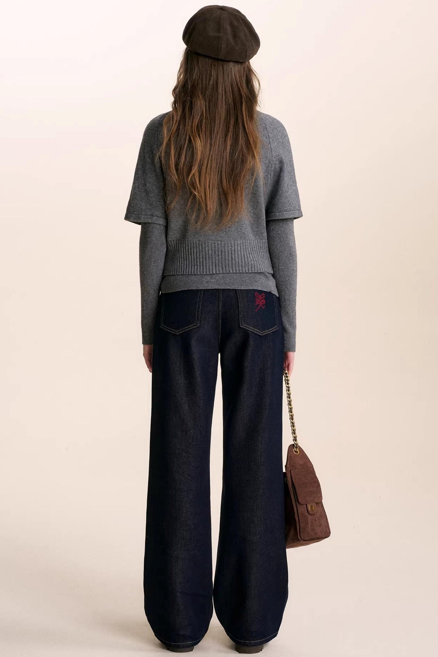 Winter Knit Turtleneck Sweater Set-Up