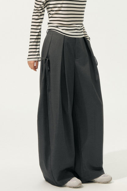 Loose Drape Straight Pants